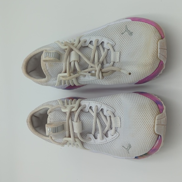 Adidas Women's Pacer Future Hazy Summer Lace Up Sneaker 6.5 White Purple - Picture 2 of 8